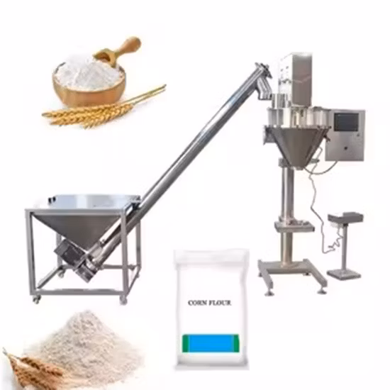 Pulvertrichter-Edelstahlschnecken-Schneckenförderer-Zuführmaschine