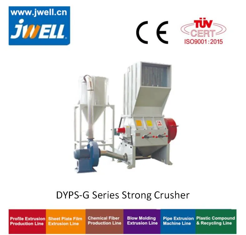 Jwell Plastic Machinery PET-PE-Plastikflaschen-Kunststoff-Zerkleinerungsmaschine